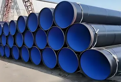 PE coated steel pipe PE coated steel pipe